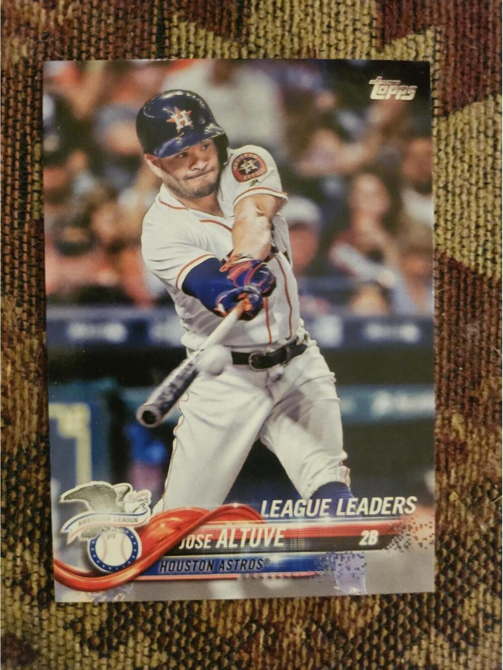 Jose Altuve - 2018 Topps - batting leader #294 - RAW Mint - Picture 1 of 2